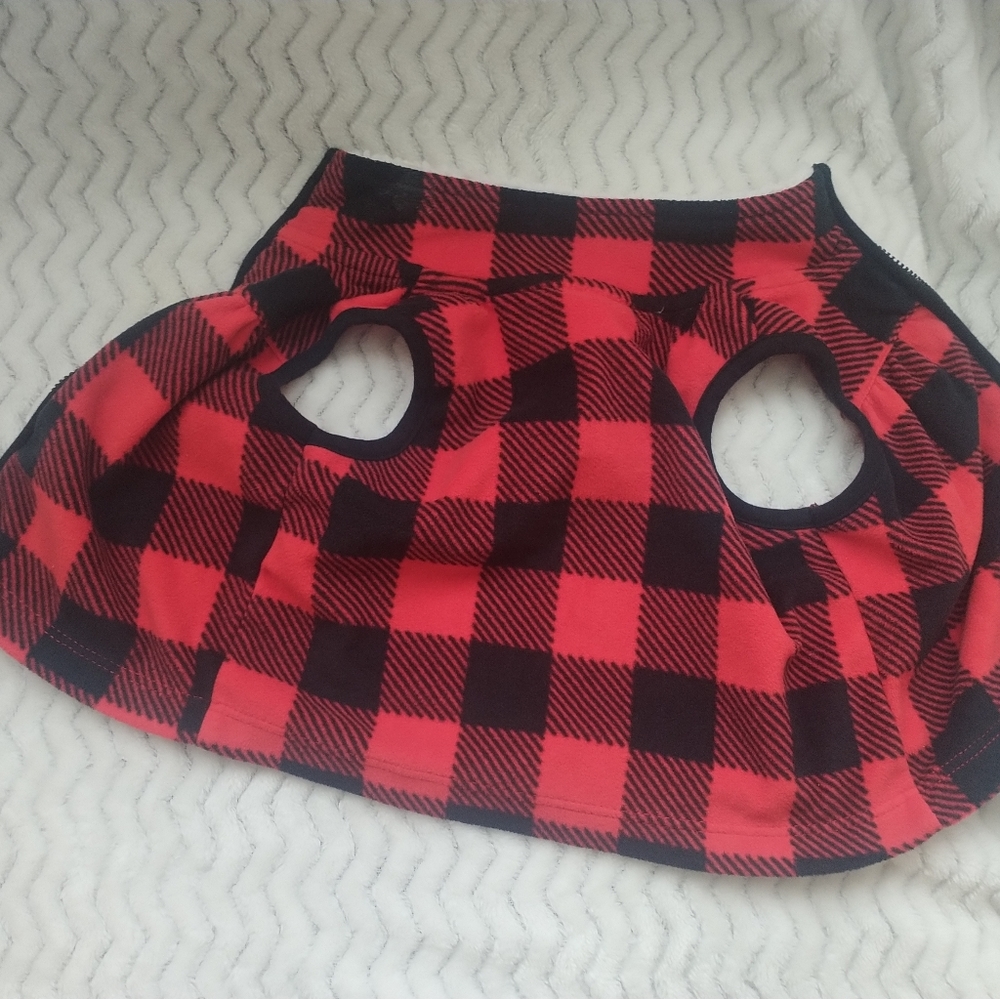 Carter's Baby Plaid Fleece Sleeper & Vest Set - Picture 5 of 10
